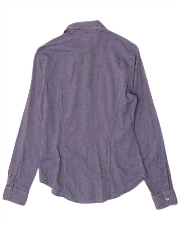 Max & Co. Dameskjorte UK 12 Medium Blue Cotton