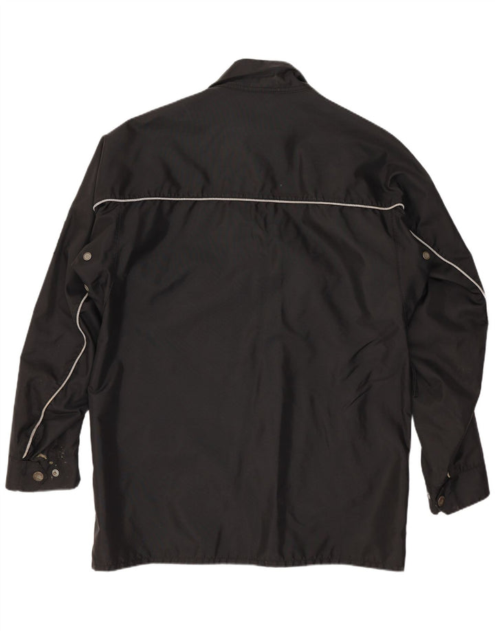 Belstaff Herre Racer Jacket UK 38 Medium Sort Nylon