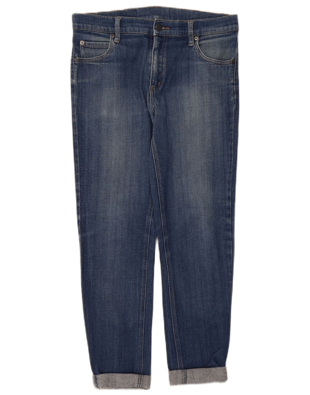 Billige Mandag Dame Slim Jeans W31 L29 Blå Bomuld