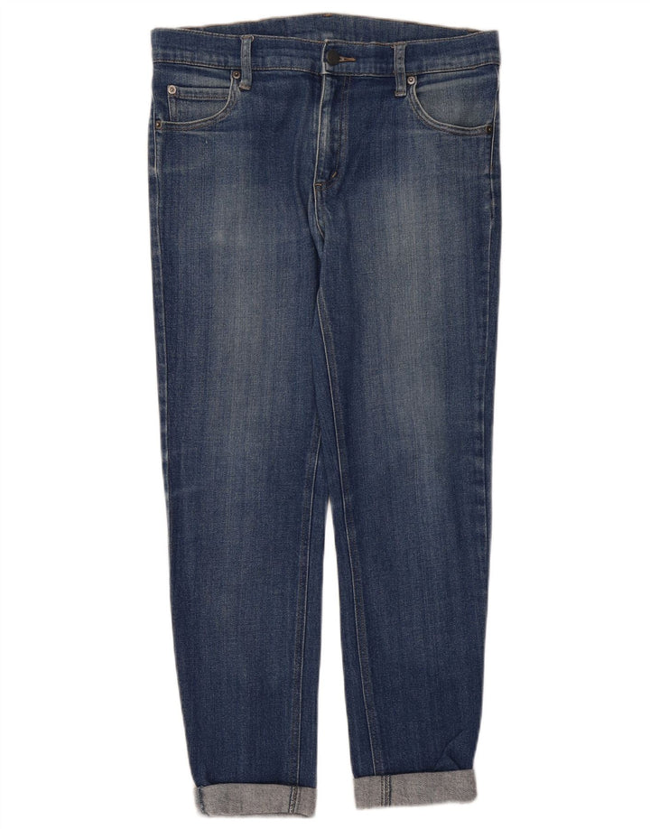 Billige Mandag Dame Slim Jeans W31 L29 Blå Bomuld