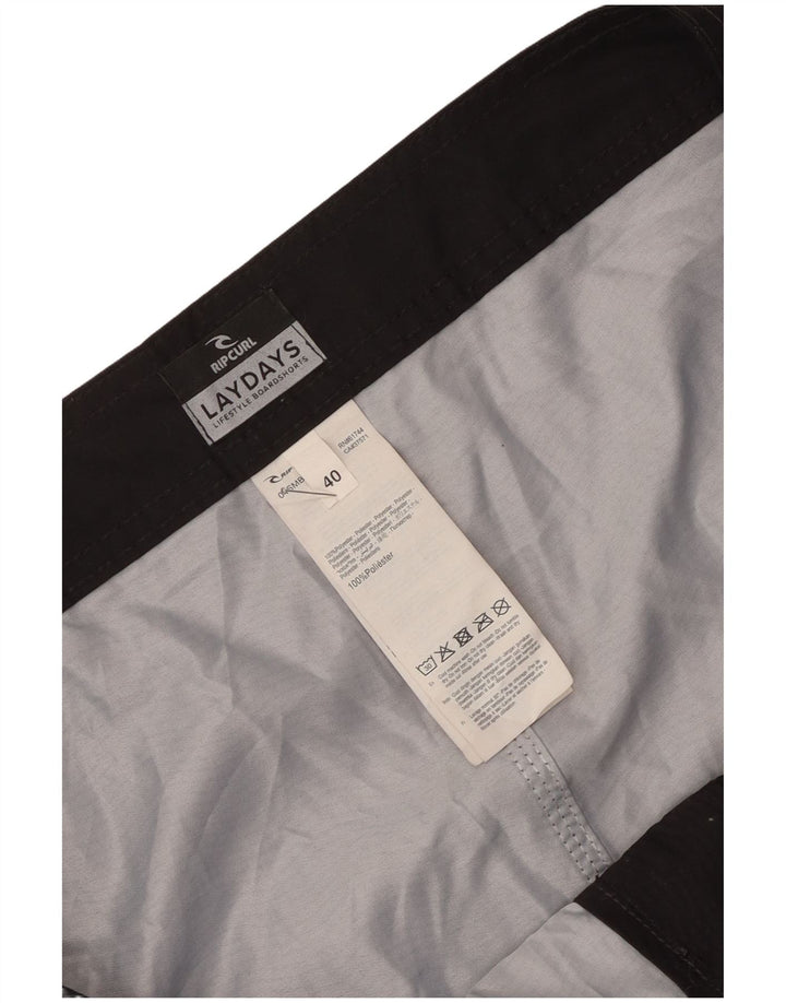 Rip Curl Badeshorts til mænd XL Sort Colourblock Polyester