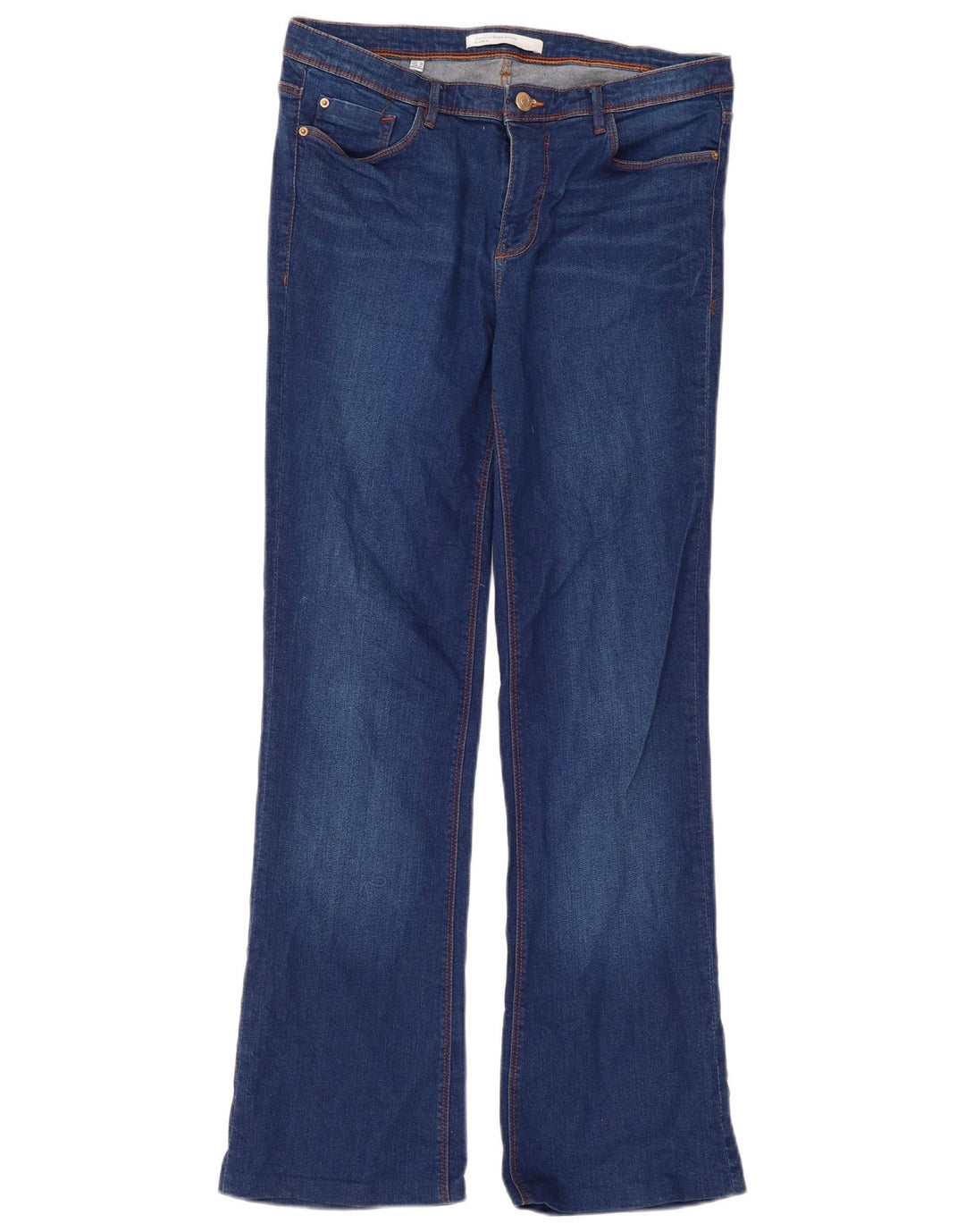 Zara Dame Bootcut Jeans EU 42 Large W32 L31 Blå