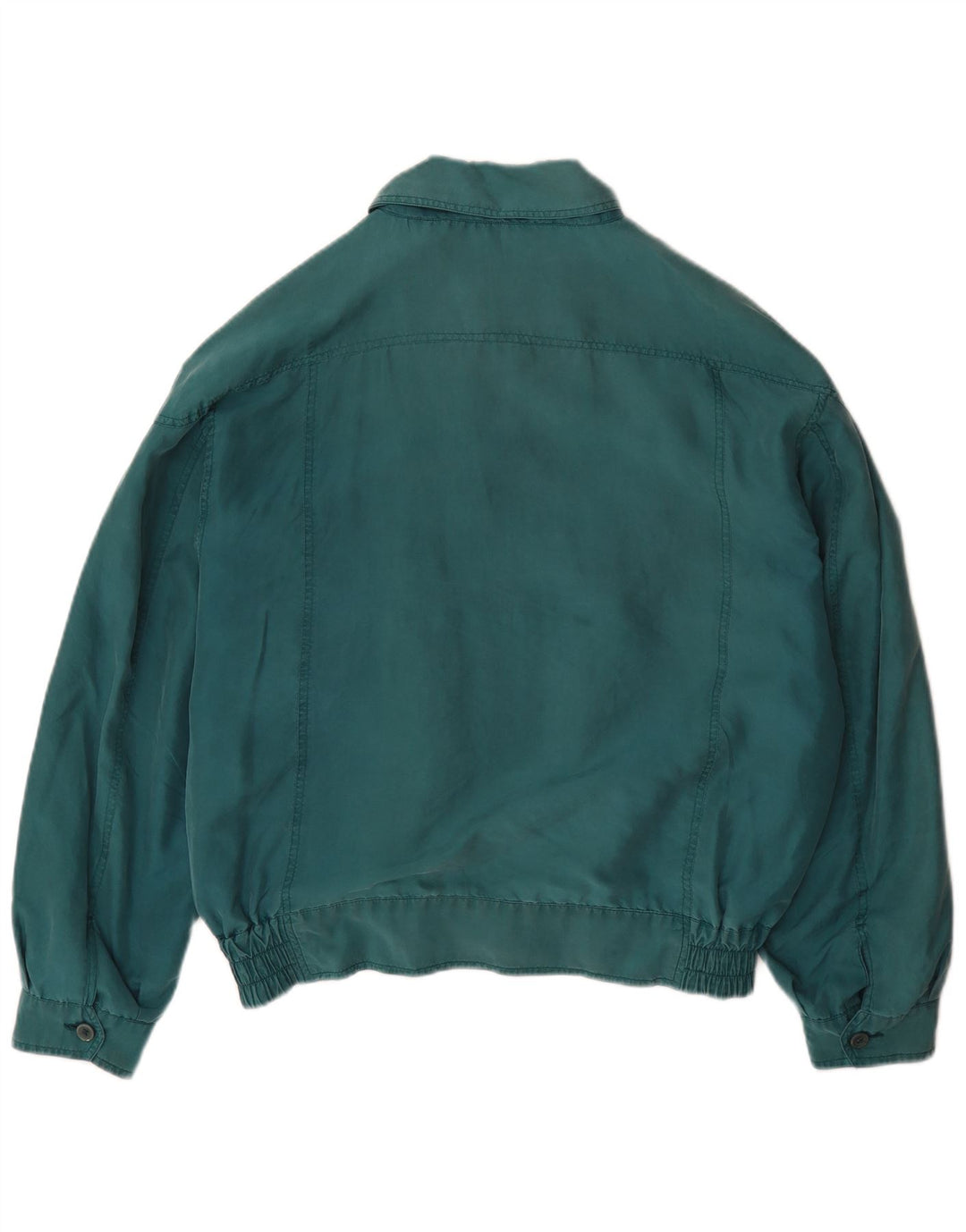 Raybest Herre Bomber Jacket UK 40 Large Blue Silk