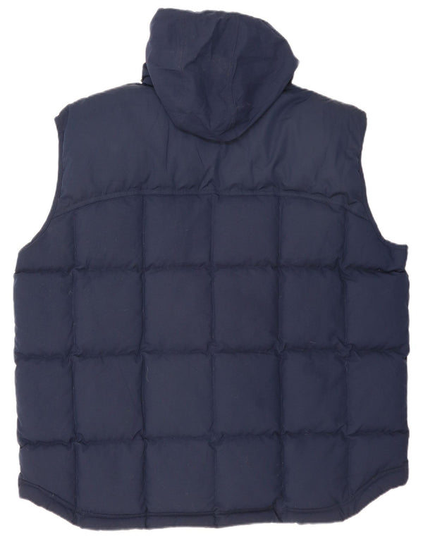 Nike Polstret Gilet med hætte til mænd UK 47/48 3XL marineblå polyester