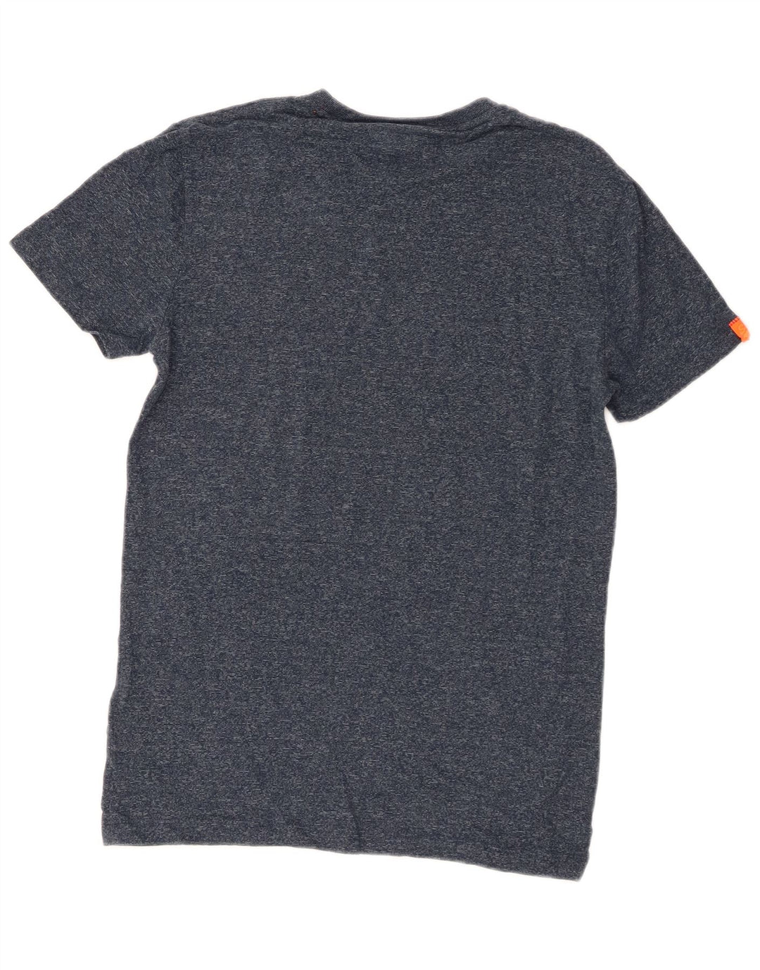 Superdry T-shirt top til mænd, lille marineblå flækket bomuld