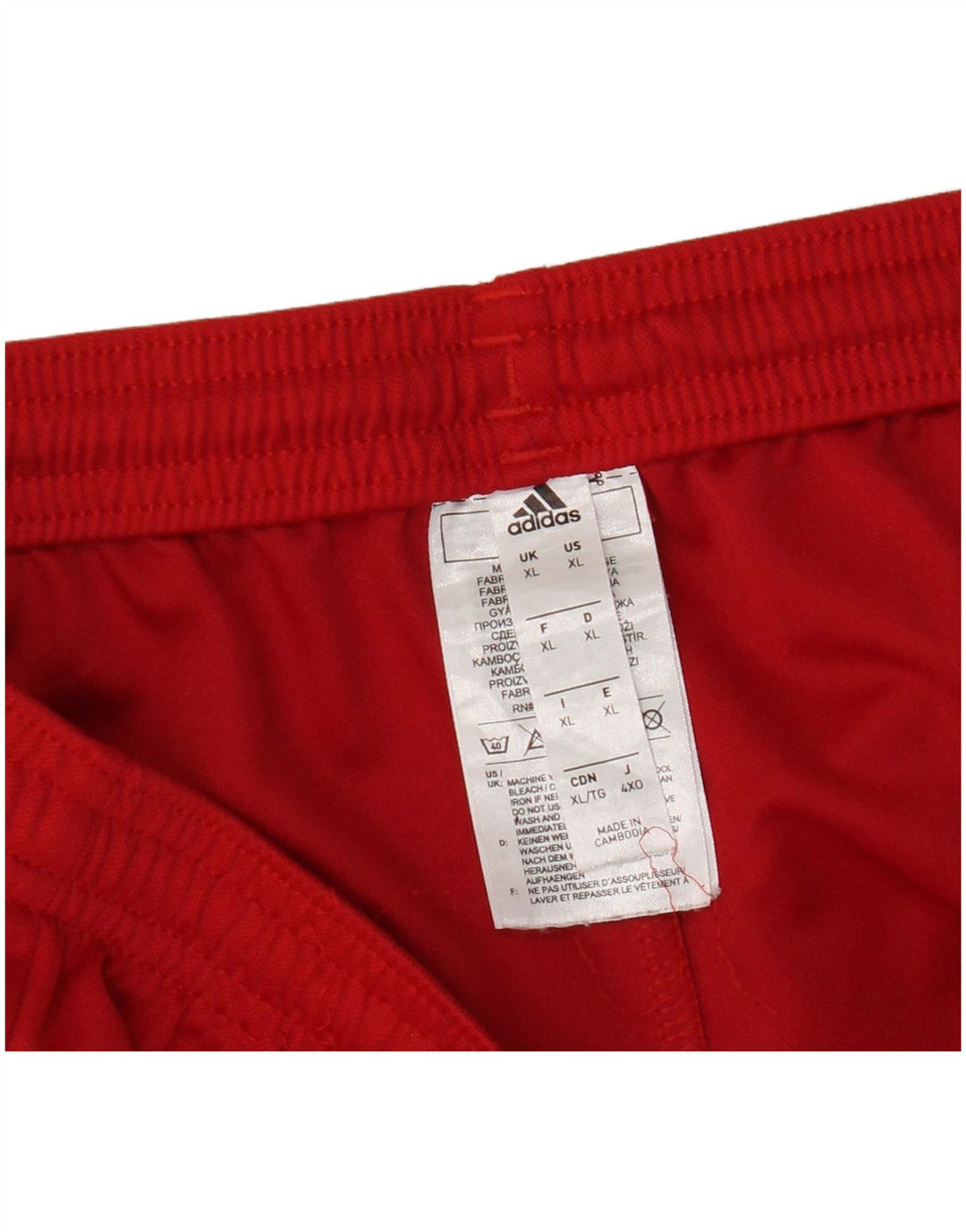 Adidas Aeroready Sportsshorts til mænd XL Rød Polyester