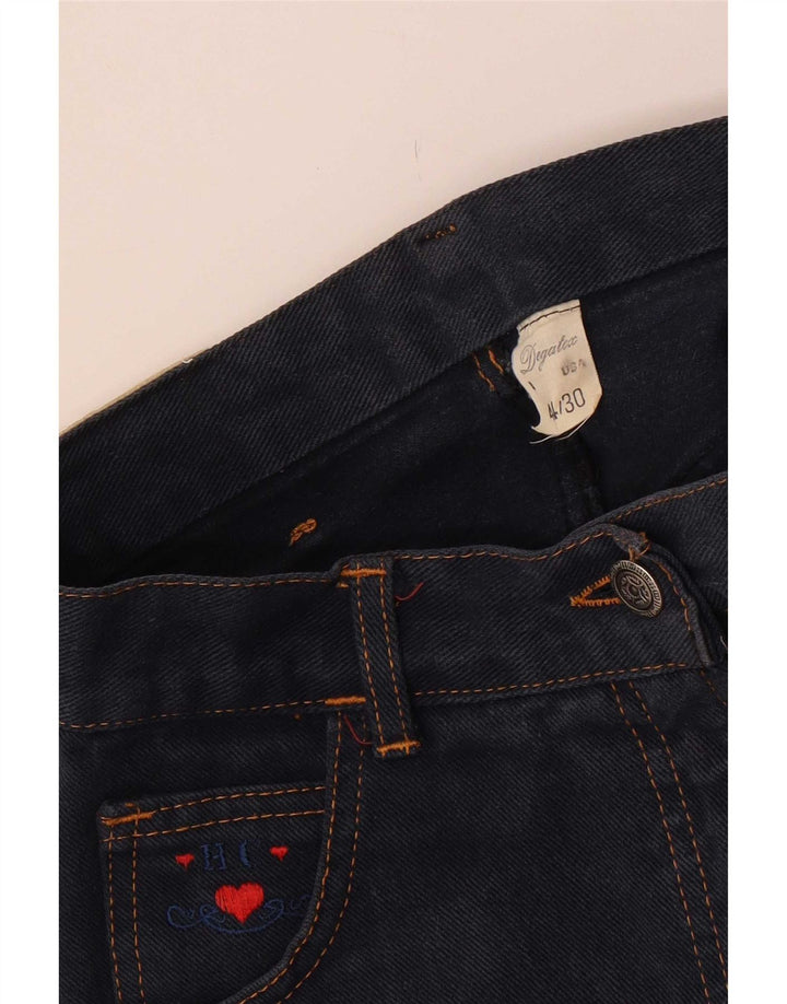 Vintage denimnederdel til kvinder IT 44 Medium W30 Marineblå