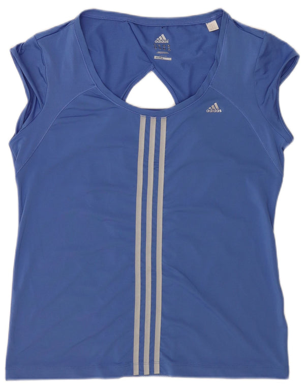 Adidas Dame Climacool T-Shirt Top UK 22 XL Blue Sports