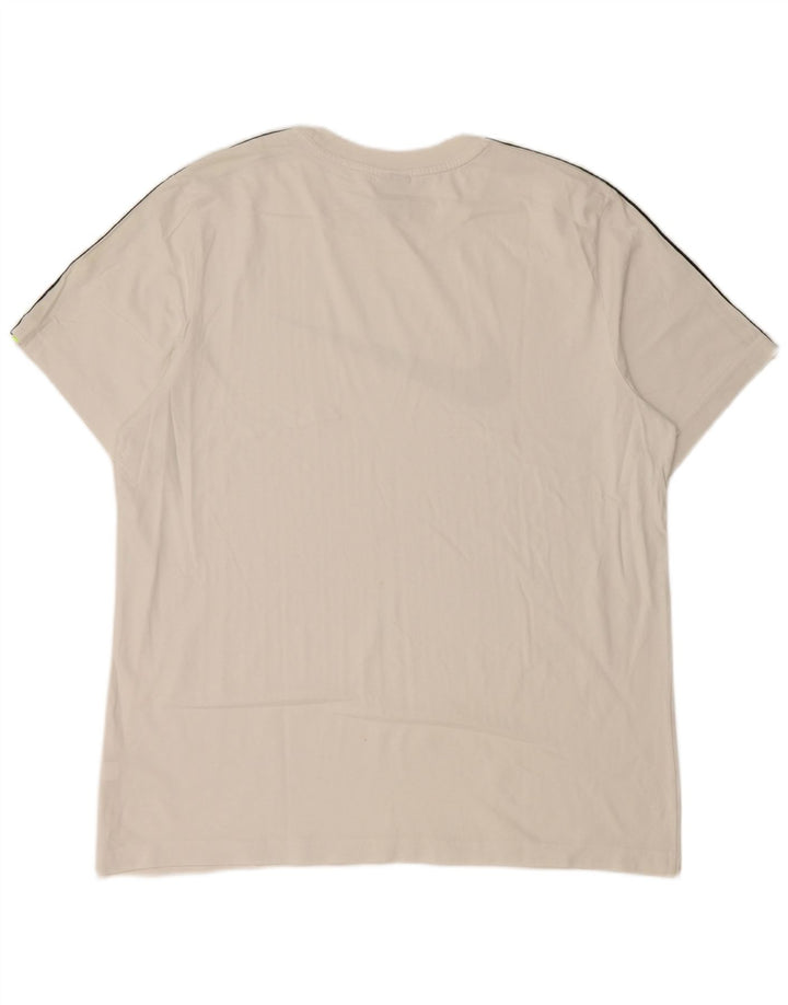 Nike grafisk T-shirt top til mænd XL Hvid Colourblock