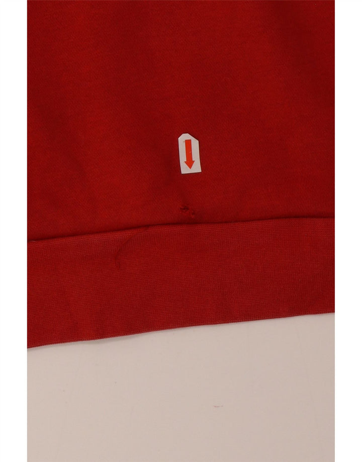 Adidas Sweatshirt til mænd, stor rød bomuld