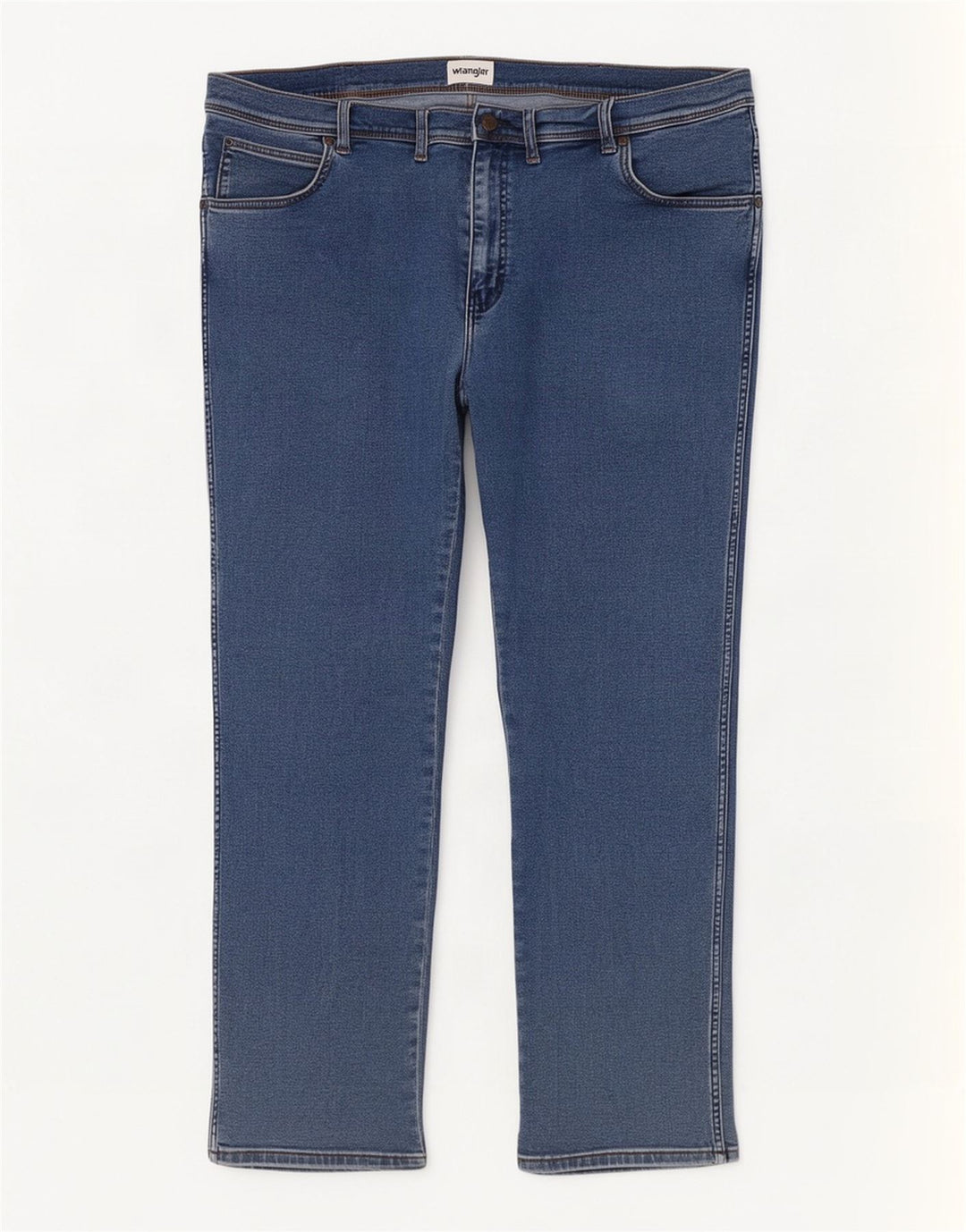 Wrangler Herre Texas Straight Jeans W44 L32 Blå