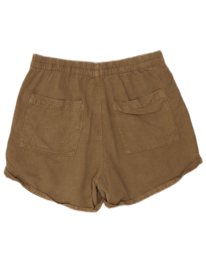 Zara Casual Shorts til kvinder XS W24 Khaki