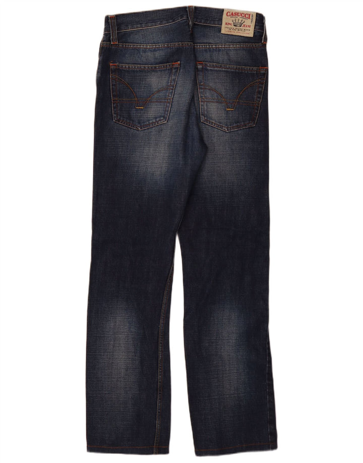 Casucci Straight Jeans til mænd W32 L31 Blå Bomuld
