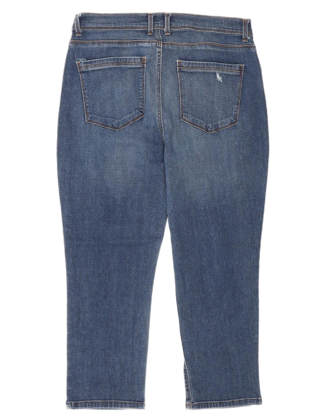 Lee Dame Capri Jeans US 10 Large W30 L23 Blå Bomuld