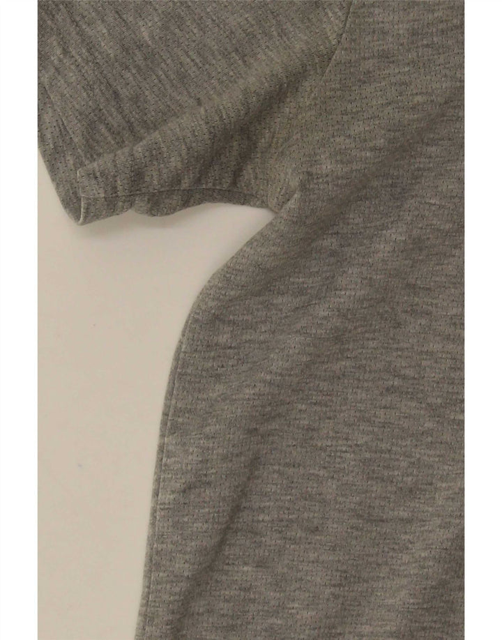 Nike Herre Dri Fit T-shirt Top Medium Grey Flecked Polyester