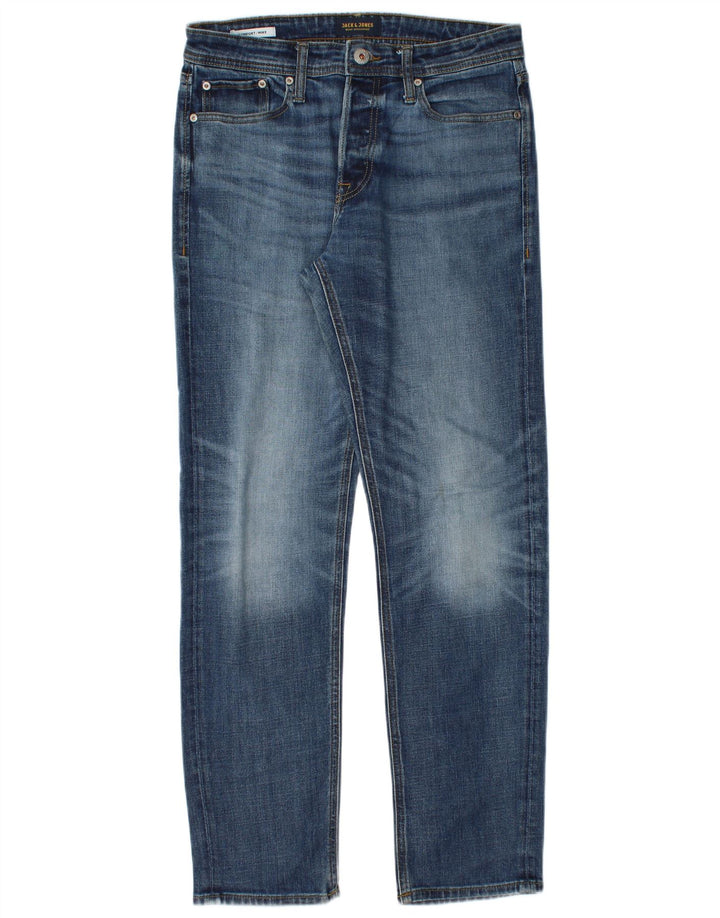 Jack & Jones Herre Mike Slim Jeans W30 L32 Blå Bomuld