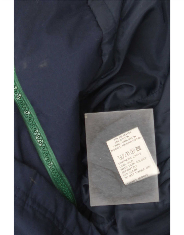 St. Bernard Dame Oversized Regnfrakke UK 10 Small Navy Blue Polyester