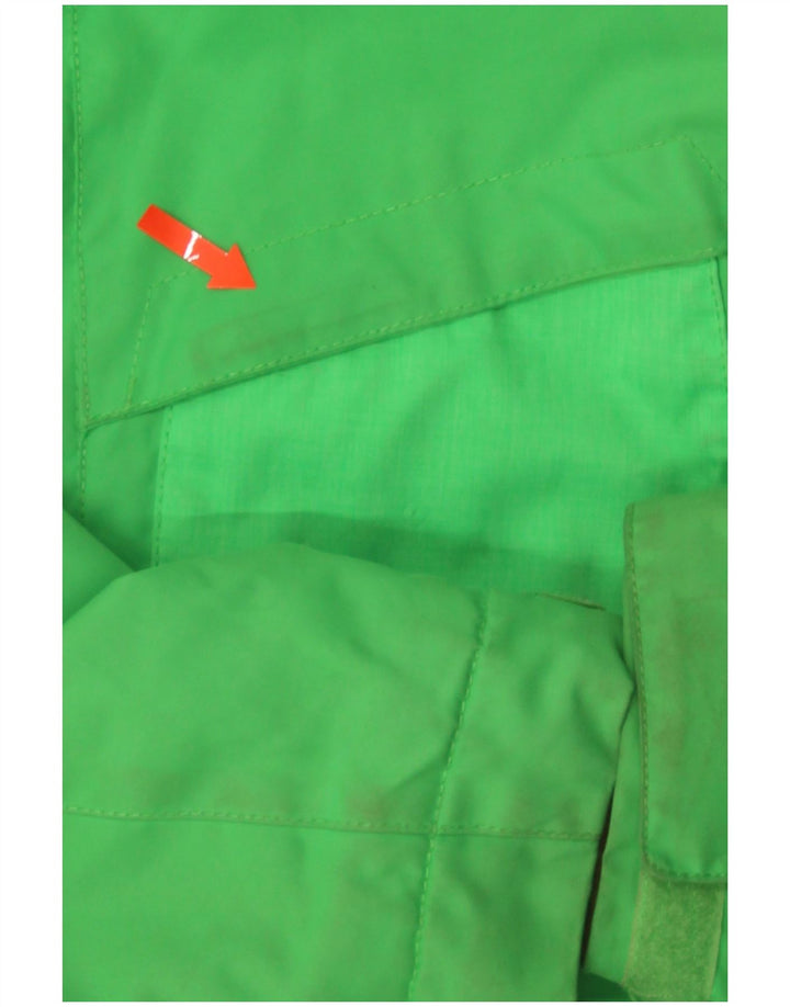 Quiksilver Boys Windbreaker Jacket 11-12 år Medium Green Colourblock