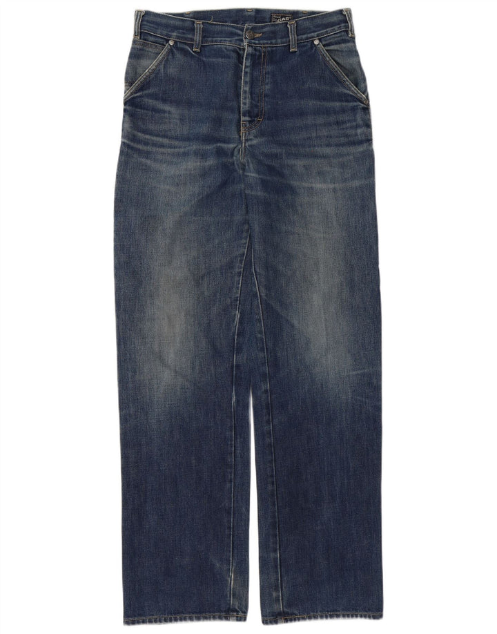 Gas Straight Jeans til mænd W29 L33 blå bomuld