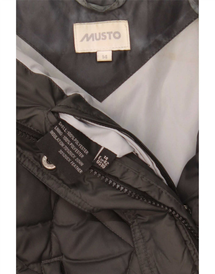 Musto Womens Polstret Gilet UK 14 Large Black Polyester