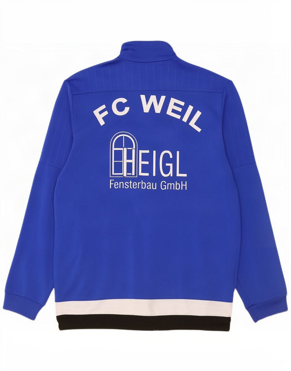 Adidas Herre grafisk træningsdragt Topjakke Medium Blue Colourblock Polyester