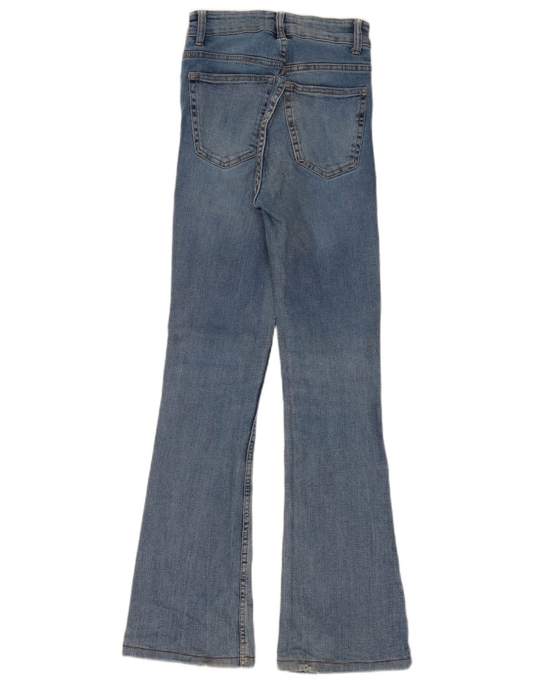 Zara Dame Flared Jeans EU 34 2XS W24 L31 Blå