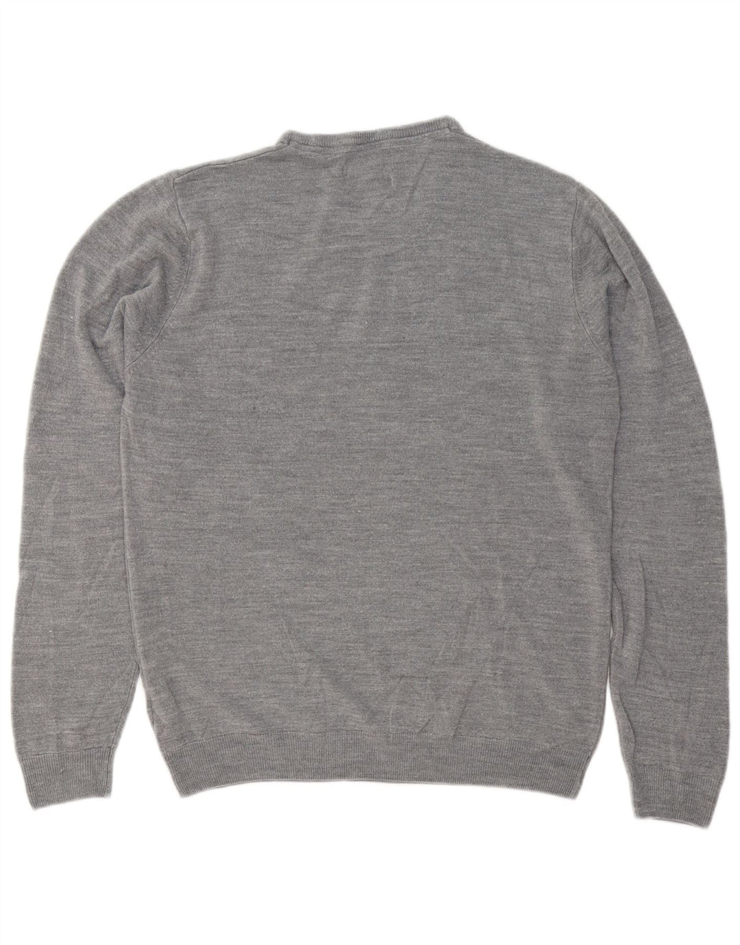 Marks & Spencer Herre Regular Fit Jumper Sweater med rund hals, stor grå