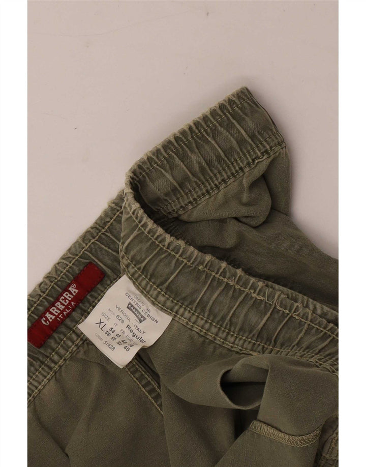 Carrera Herre Regular Chino Shorts XL W38 Khaki Bomuld