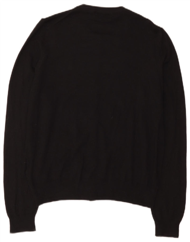 Marks & Spencer Dame Cardigan Sweater UK 14 Stor Sort Viscose