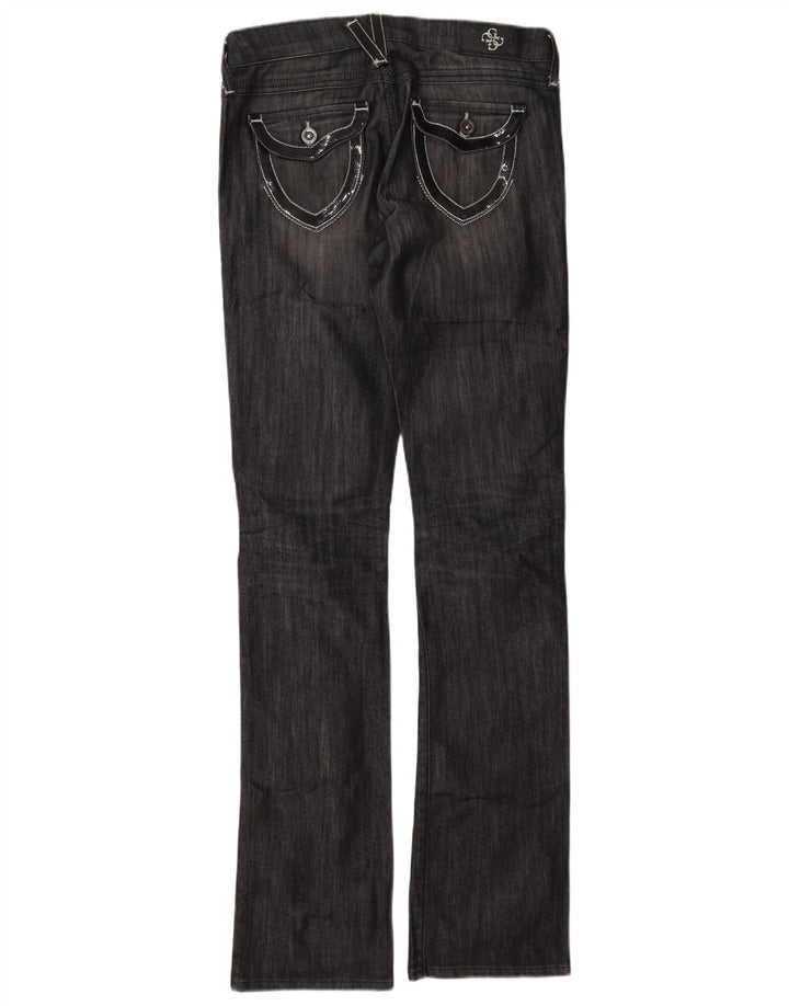 Guess Dame Bootcut Slim Jeans W26 L33 Grå Bomuld