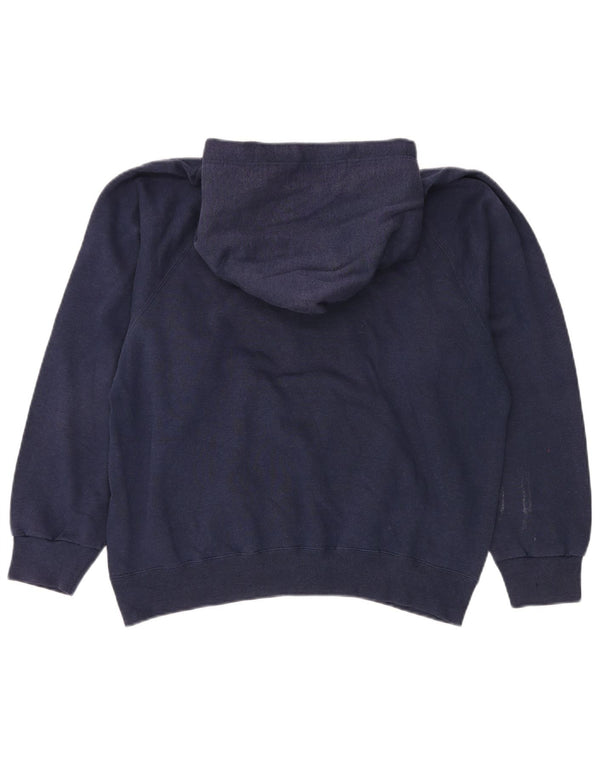 CHAMPION Dame grafisk oversized hættetrøje Jumper UK 14 Medium Navy Blue