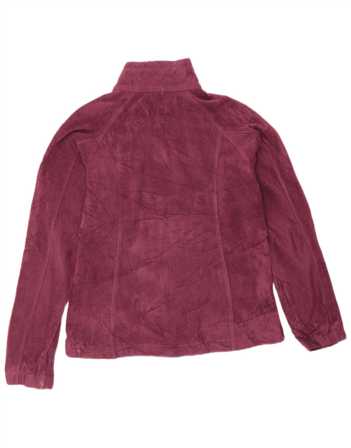 Columbia Dame Fleecejakke UK 14 Medium Burgundy Polyester