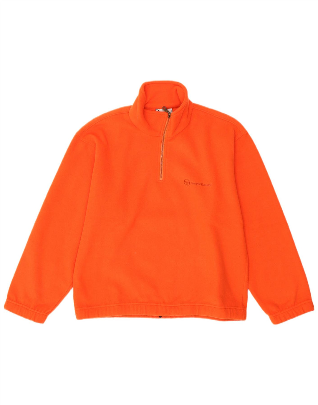 Sergio Tacchini Fleece Jumper med lynlås til mænd Lille orange polyester