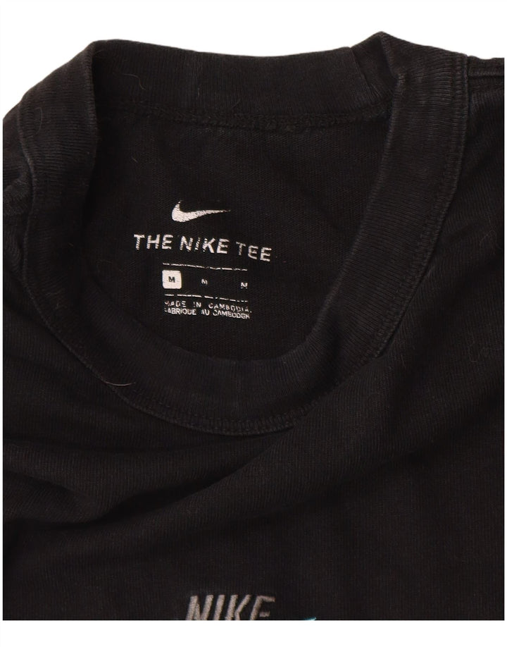 Nike T-shirt top mellem sort bomuld til mænd