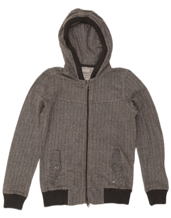 CHAMPION Womens Heritage Fit Hættetrøje med lynlås UK 10 Small Grå