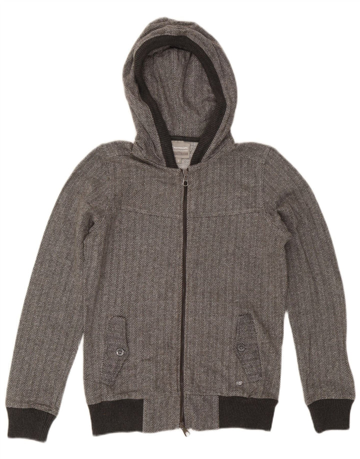 CHAMPION Womens Heritage Fit Hættetrøje med lynlås UK 10 Small Grå