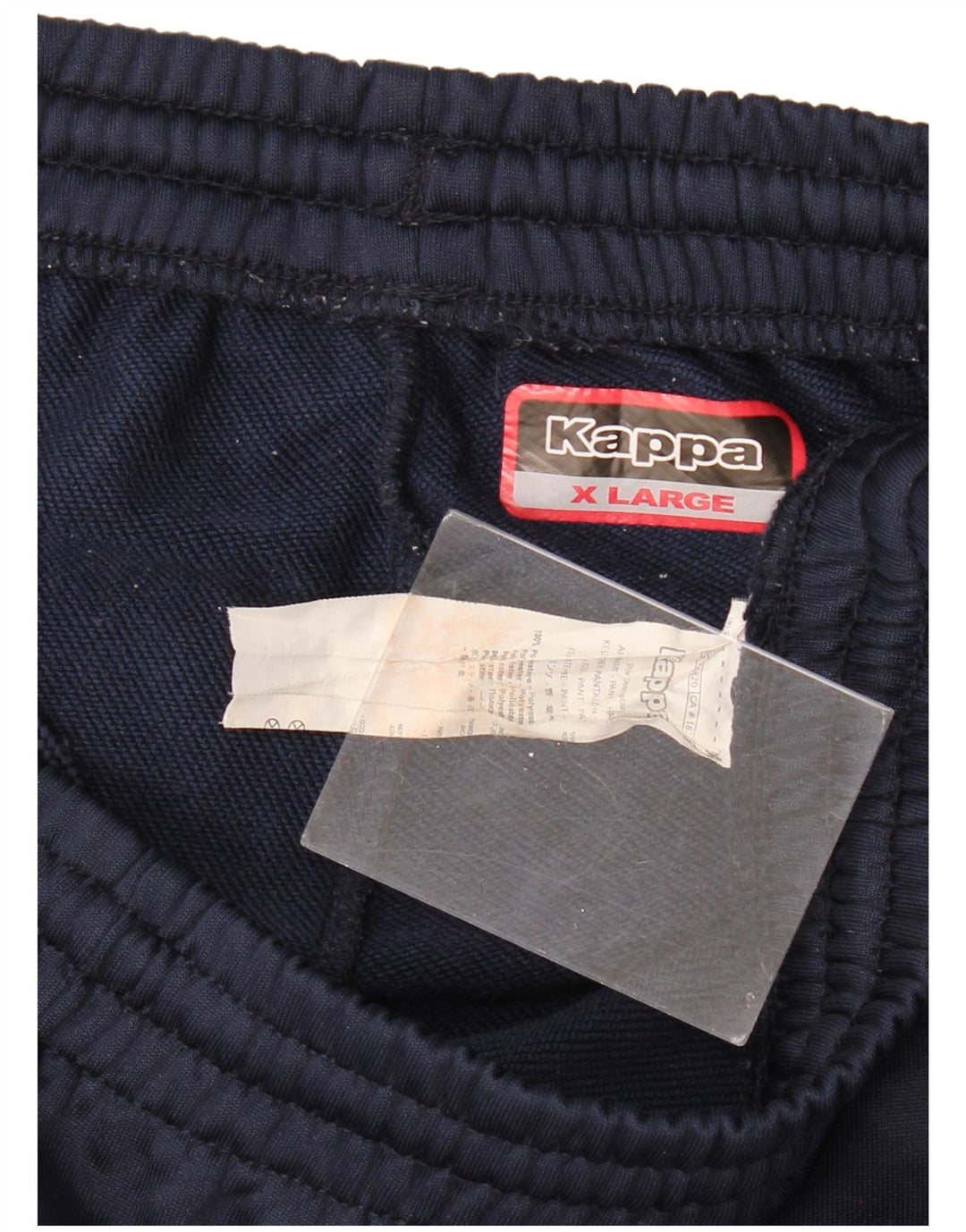 KAPPA Grafisk træningsdragt bukser til mænd XL Marineblå Colourblock Polyester