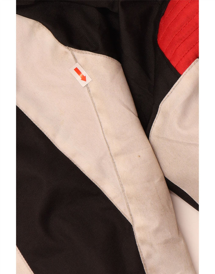 Spyke Herre Graphic Racer Jacket Størrelse 58 3XL Sort Colourblock Polyester