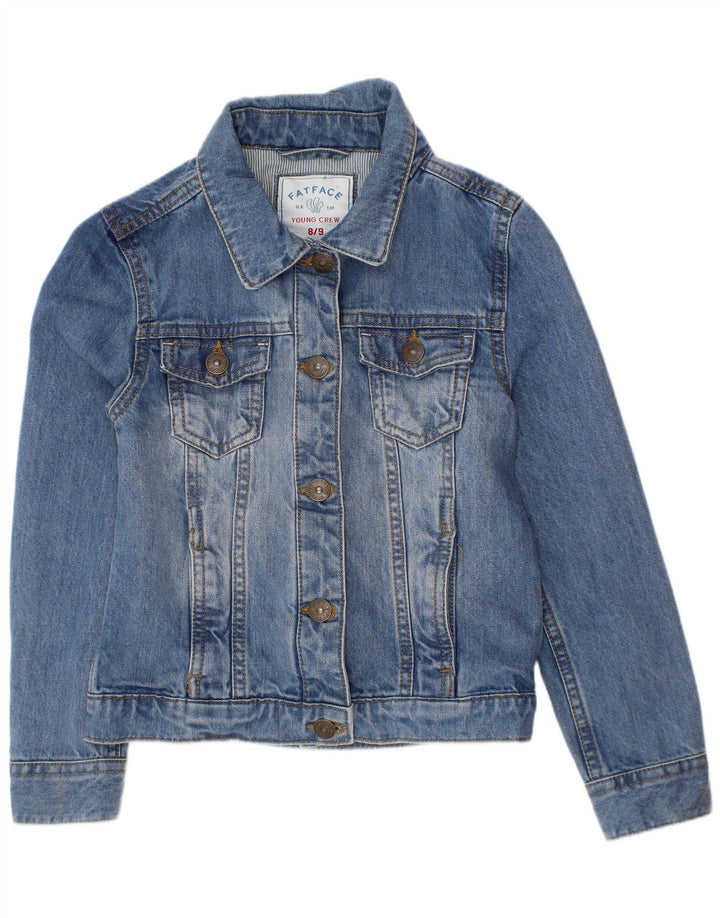 Fat Face piger denimjakke 8-9 år blå bomuld