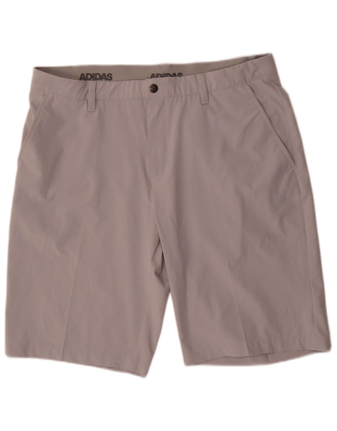 ADIDAS Chino Shorts til mænd W36 Large Grå Polyester