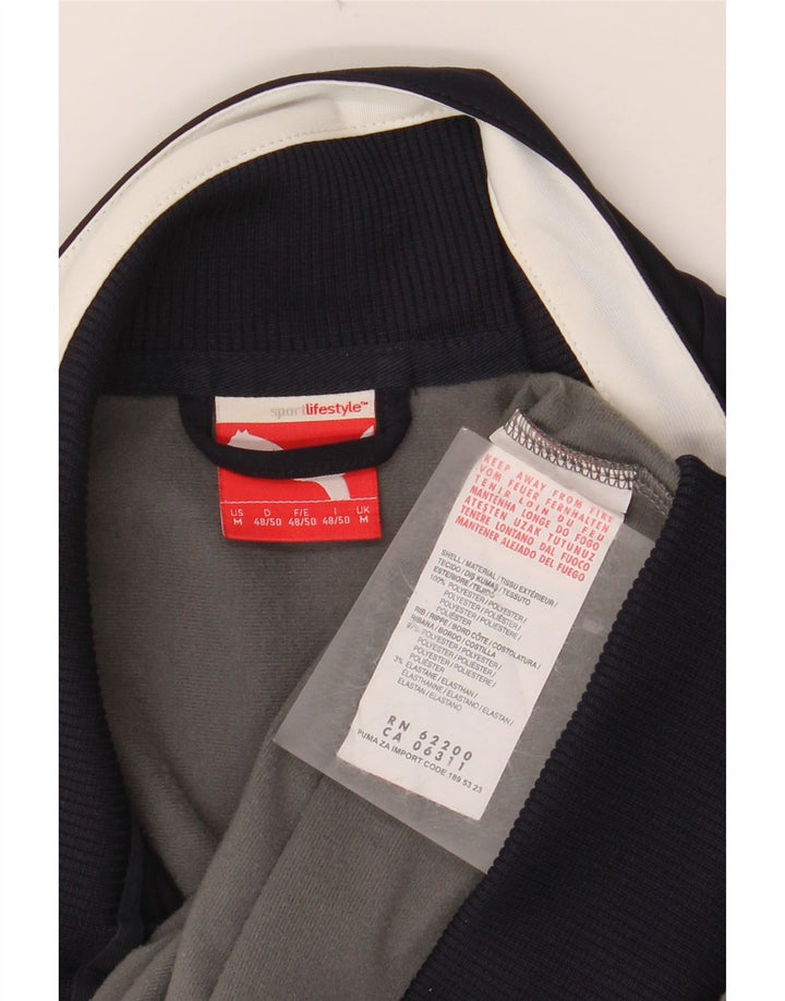 PUMA Træningsdragt til mænd Topjakke Medium Flerfarvet Colourblock Polyester