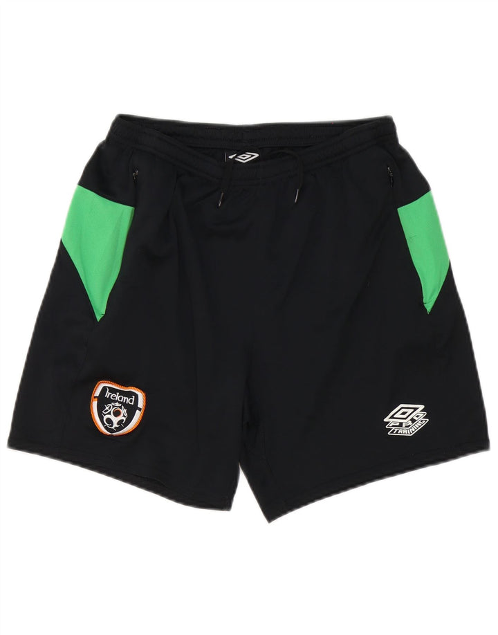 Umbro Herre Ireland Sportshorts Small Black Colourblock Polyester