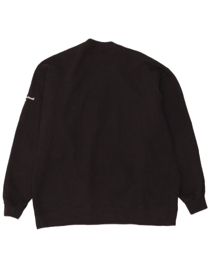 Champion Herre Sweatshirt Jumper 2XL Sort Bomuld