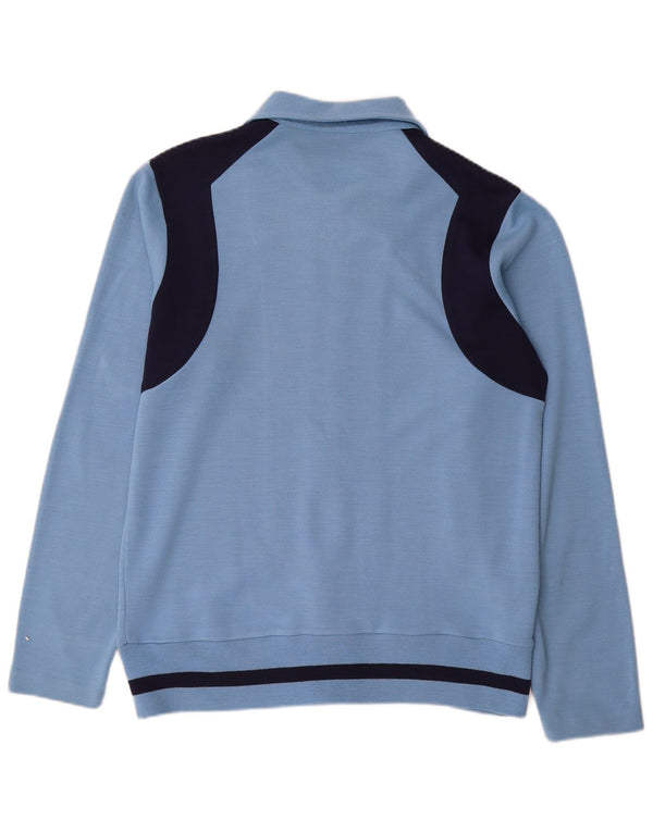 Vintage træningsdragt til mænd Topjakke Medium Blue Colourblock