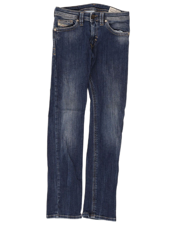 Diesel Boys Thavar Straight Jeans 7-8 År W26 L25 Blå Bomuld