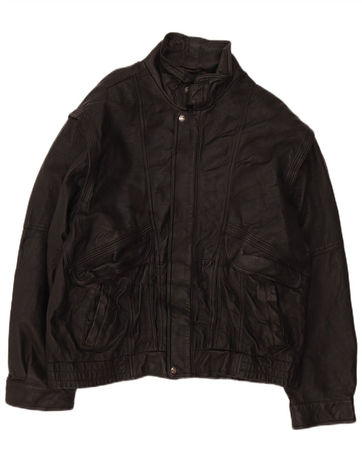 Vintage herre læderjakke UK 40 Large Black
