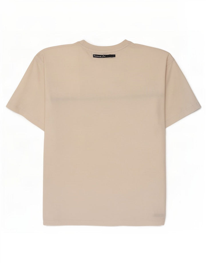 Reebok Herre grafisk T-shirt Top Stor hvid bomuld