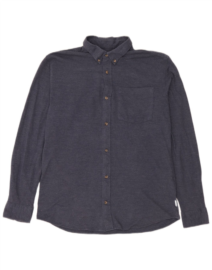 Jack & Jones herreskjorte stor marineblå bomuld
