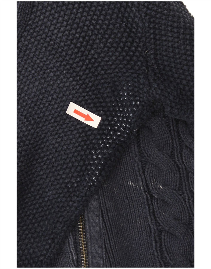 Marks & Spencer Womens Autograph Cardigan Sweater UK 14 Large Navy Blue