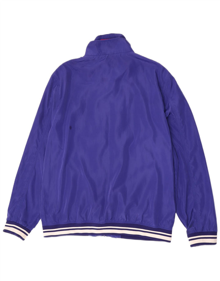 Guess Træningsdragt til mænd Topjakke 2XL Blå Colourblock Polyester